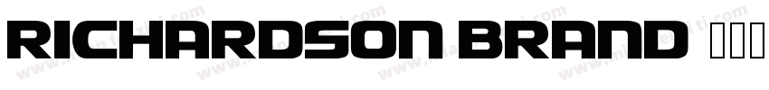 Richardson Brand字体转换